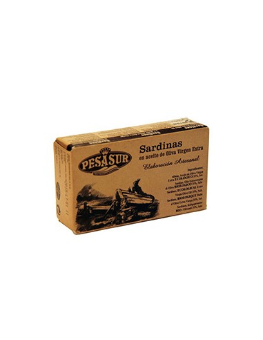 Sardinas aceite de oliva Pesasur 125 gr